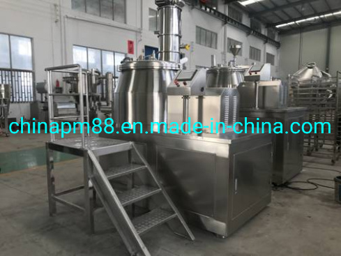 100kg Capacity Pharmaceutical Preparation Machinery Automatic Mixing & Granulating & Drying & Blending Machine